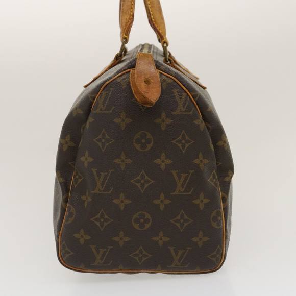 LOUIS VUITTON Monogram Speedy 30 Hand Bag M41526 LV Auth ds510 - Picture 3 of 10